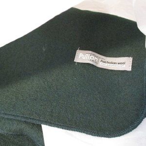 New Nib Forest Green Australian Wool Scarf